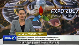 阿斯塔纳世博会上中国生动展示新能源领域成就